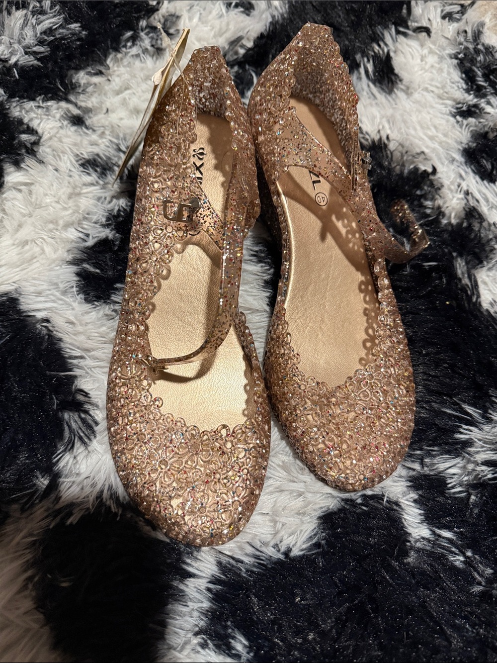 Jelly Wedges Summer Dress Up Size 40